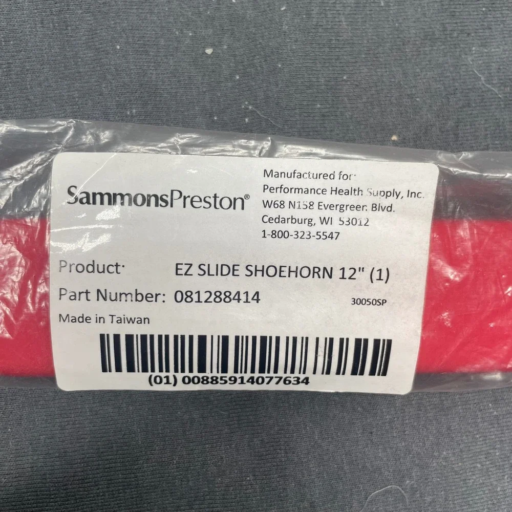 Sammons Preston Unisex EZ Slide Shoehorn Metal 12 Inch Mobility Aid 081288414